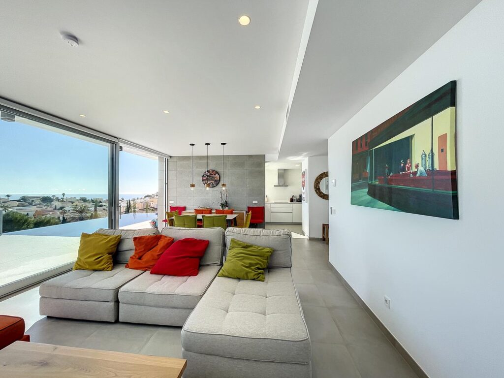 Modern villa with sea views and private pool 12