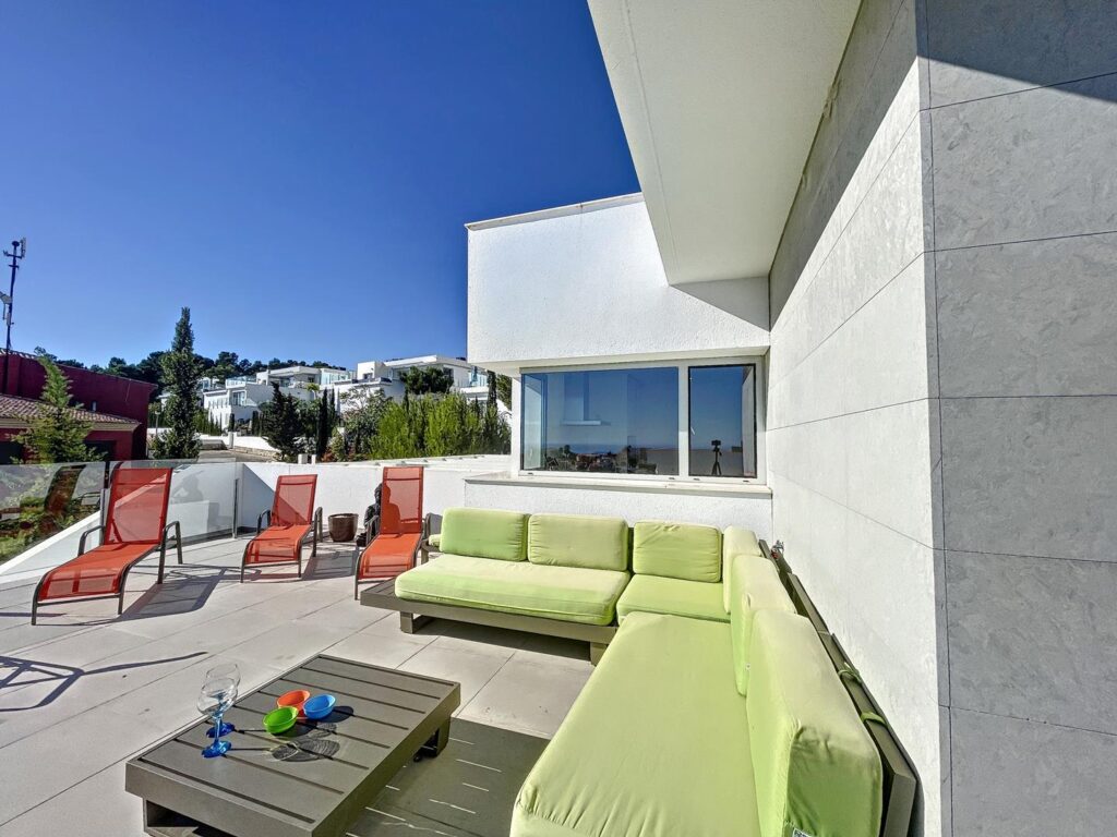 Modern villa with sea views and private pool 43