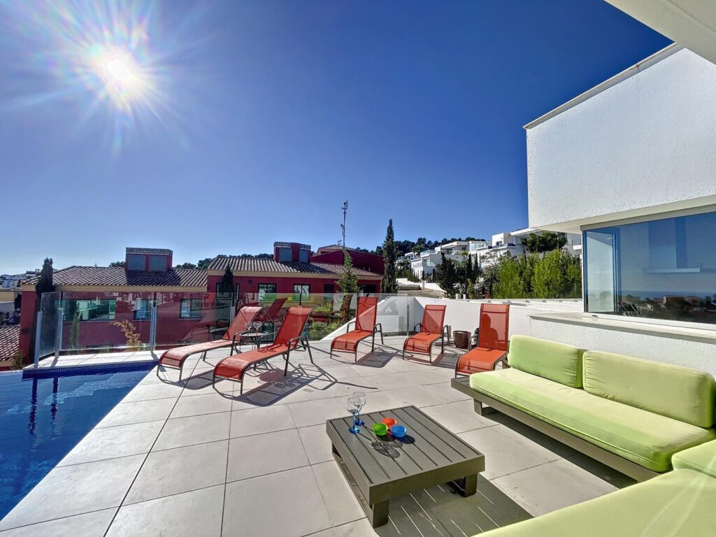 Modern villa with sea views and private pool 44