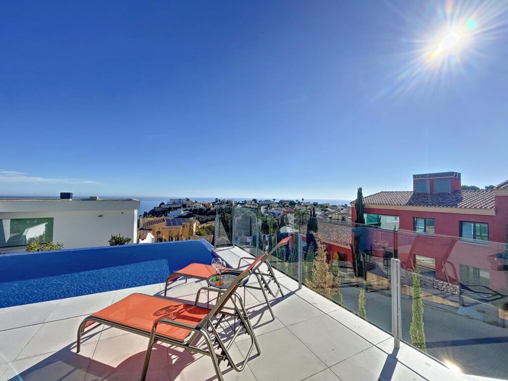 Modern villa with sea views and private pool 45