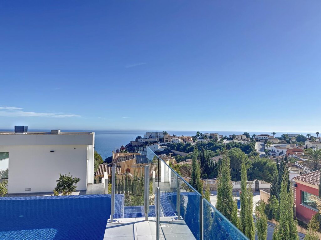 Modern villa with sea views and private pool 46