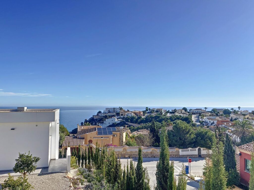 Modern villa with sea views and private pool 48