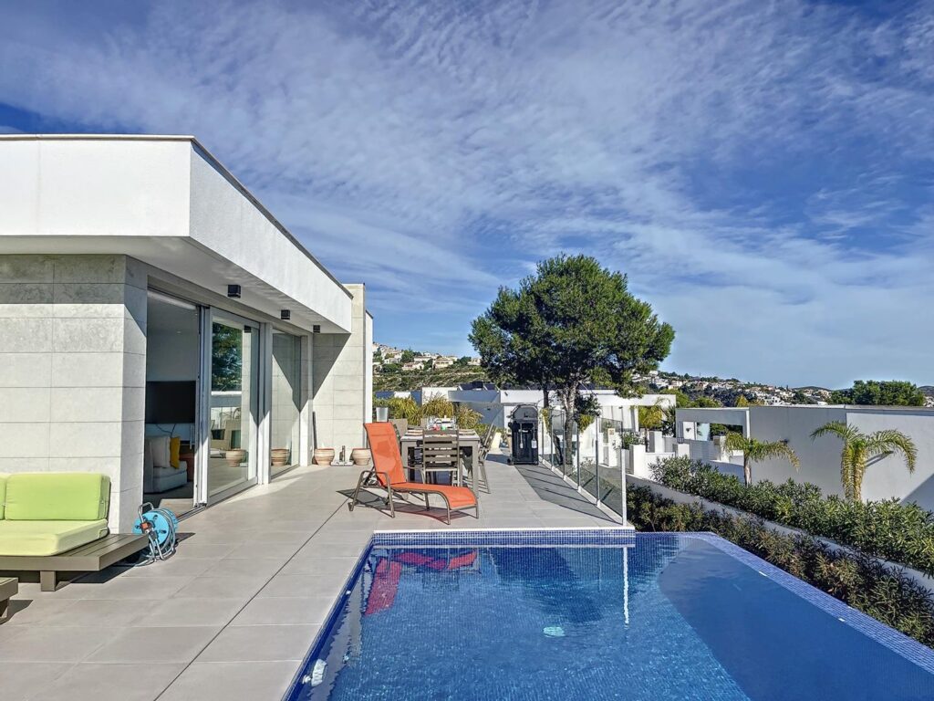 Modern villa with sea views and private pool 49
