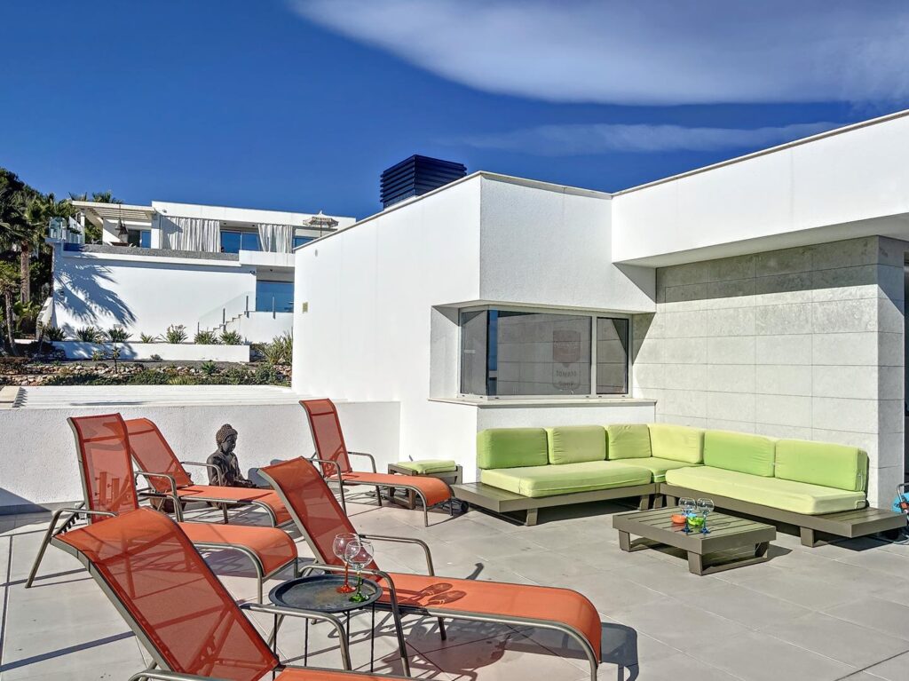 Modern villa with sea views and private pool 50