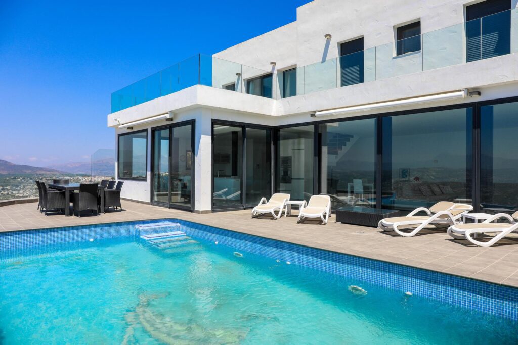 Modern villa with panoramic views 56
