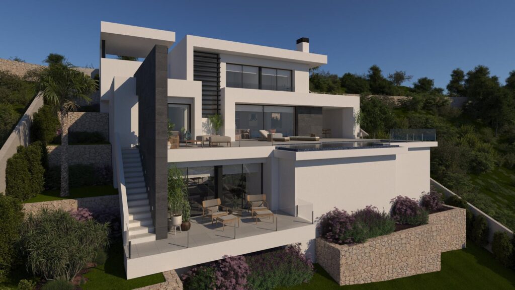 Cumbre del Sol: a new-build villa with panoramic sea views 1